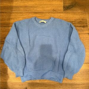 Zara Blue Knit Sweater